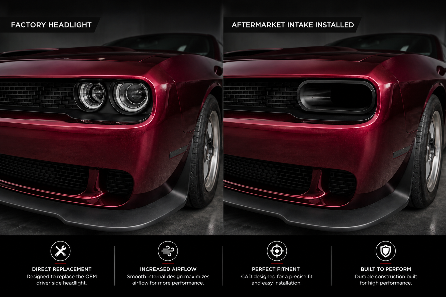 (PRE-ORDER) Ram Air Intake for 2015–2023 Dodge Challenger Hellcat