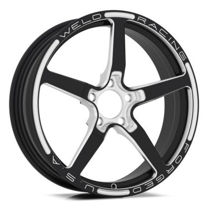 Weld Alumastar 18x6 Front Runner Wheel – 5x115 | 2.7" Backspace | Black Non-Beadlock